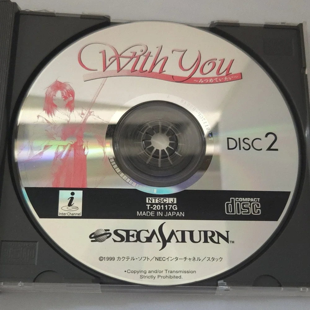 With You: Mitsumete Itai - Sega Saturn (Authentic Japan Import) - CIB Tested